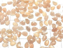 [Video]High Quality Peach Moonstone AAA- Loose stone Pear shape Faceted 6x4mm 10pcs
