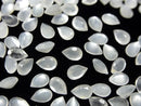 [Video]High Quality White Moonstone AAA- Loose stone Pear shape Faceted 6x4mm 10pcs