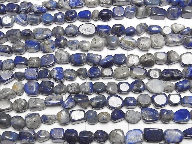 [Video] Lapislazuli AA Nugget 1strand beads (aprx.15inch/37cm)