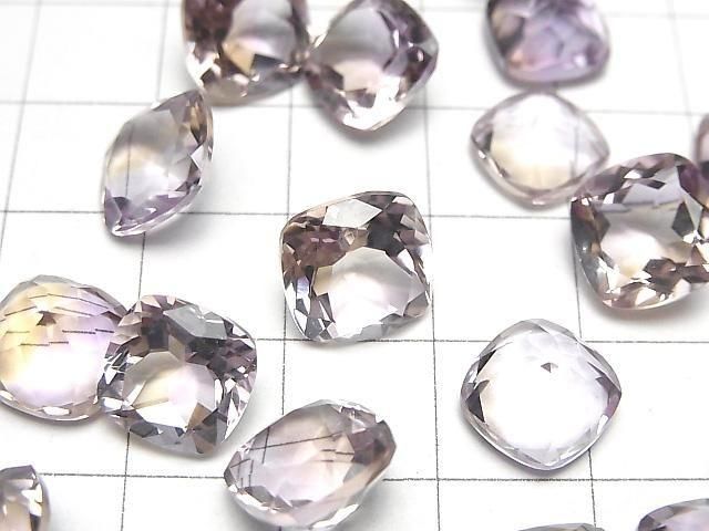 [Video]High Quality Ametrine AAA Loose stone Square Faceted 10x10mm 1pc