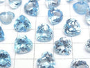 [Video]High Quality Sky Blue Topaz AAA Loose stone Heart cut 10x10mm 1pc