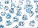 [Video]High Quality Sky Blue Topaz AAA Loose stone Heart cut 10x10mm 1pc