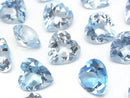 [Video]High Quality Sky Blue Topaz AAA Loose stone Heart cut 12x12mm 1pc