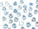 [Video]High Quality Sky Blue Topaz AAA Loose stone Heart cut 12x12mm 1pc