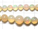 [Video][One of a kind] High Quality Ethiopian Opal AAAAA Round 4.5-8mm 1strand beads (aprx.16inch/40cm) NO.101