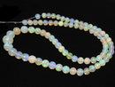 [Video][One of a kind] High Quality Ethiopian Opal AAAAA Round 4.5-8mm 1strand beads (aprx.16inch/40cm) NO.101