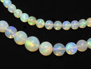 [Video][One of a kind] High Quality Ethiopian Opal AAAAA Round 4.5-7mm 1strand beads (aprx.16inch/40cm) NO.103