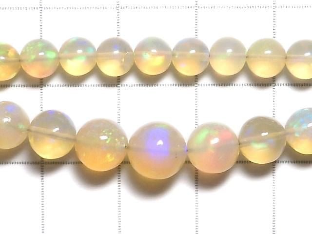 [Video][One of a kind] High Quality Ethiopian Opal AAAAA Round 4.5-7mm 1strand beads (aprx.16inch/40cm) NO.103
