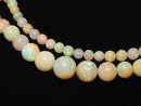 [Video][One of a kind] High Quality Ethiopian Opal AAAAA Round 4.5-10mm 1strand beads (aprx.16inch/40cm) NO.105