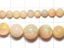 [Video][One of a kind] High Quality Ethiopian Opal AAAAA Round 4.5-10mm 1strand beads (aprx.16inch/40cm) NO.105