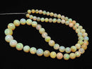 [Video][One of a kind] High Quality Ethiopian Opal AAAAA Round 5-8.5mm 1strand beads (aprx.16inch/40cm) NO.106