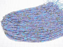 [Video]High Quality! Cubic Zirconia AAA Faceted Round 3mm [Blue Mix] 1strand beads (aprx.14inch/35cm)