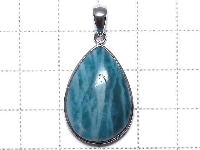 [Video][One of a kind] Amazonite AAA- Pendant Silver925 NO.238