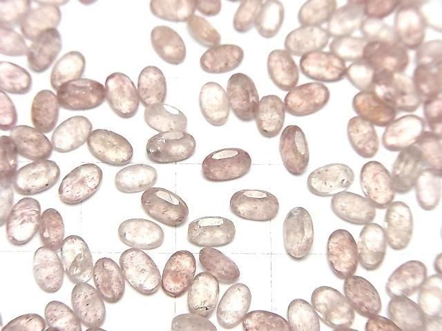 [Video]High Quality Pink Epidote AA++ Loose stone Oval Faceted 5x3mm 10pcs