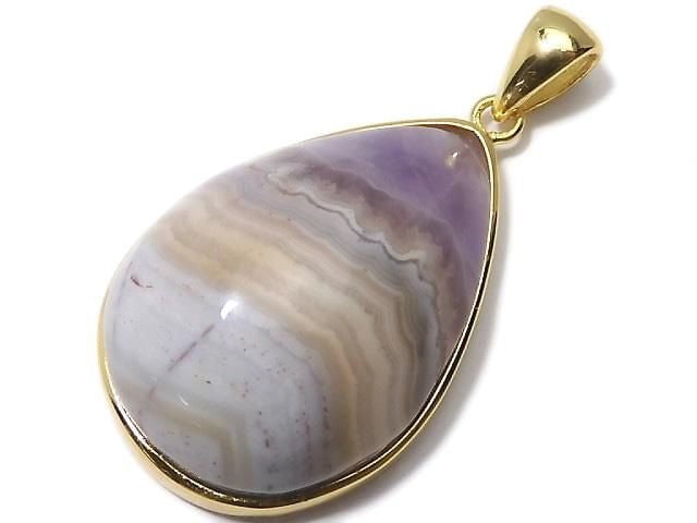[Video][One of a kind] Amethyst Pendant 18KGP NO.31