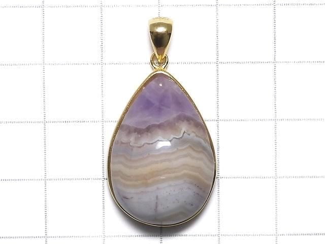 [Video][One of a kind] Amethyst Pendant 18KGP NO.31