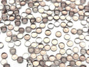 [Video]High Quality Smoky Quartz AAA Round Cabochon 3x3mm 10pcs