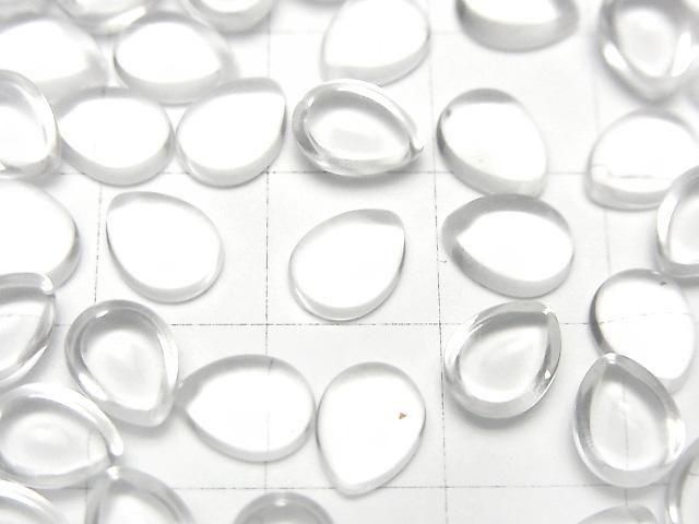 [Video] Crystal AAA Pear shape Cabochon 8x6mm 5pcs