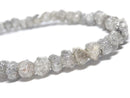 [Video][One of a kind] [1mm hole] Gray Diamond Rough Nugget Bracelet NO.2