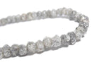 [Video][One of a kind] [1mm hole] Gray Diamond Rough Nugget Bracelet NO.3