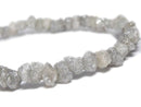 [Video][One of a kind] [1mm hole] Gray Diamond Rough Nugget Bracelet NO.4