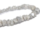 [Video][One of a kind] [1mm hole] Gray Diamond Rough Nugget Bracelet NO.6