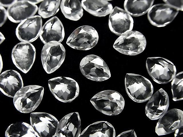 [Video]High Quality Crystal AAA Loose stone Pear shape Faceted 8x6mm 5pcs