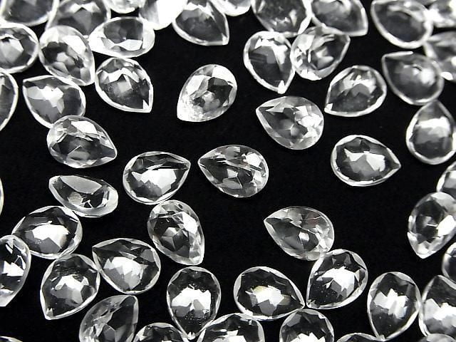 [Video]High Quality Crystal AAA Loose stone Pear shape Faceted 8x6mm 5pcs