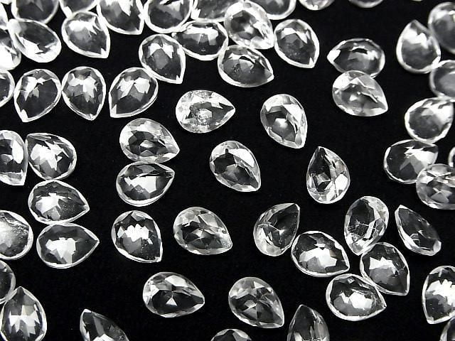 [Video]High Quality Crystal AAA Loose stone Pear shape Faceted 8x6mm 5pcs