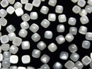 [Video] White Moonstone AAA Square Cabochon 4x4mm 10pcs