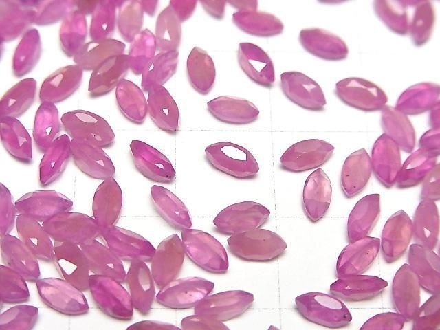 [Video]High Quality Pink Sapphire AAA Loose Stone Marquise Faceted 6x3mm 3pcs