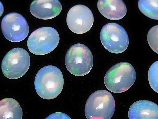 [Video]High Quality Ethiopia Water Opal AAA- Oval Cabochon 11x9mm 1pc