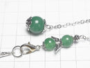 [Video] Amazonite AA Pendulum 72x16x16mm with chain, silver color, 1pc