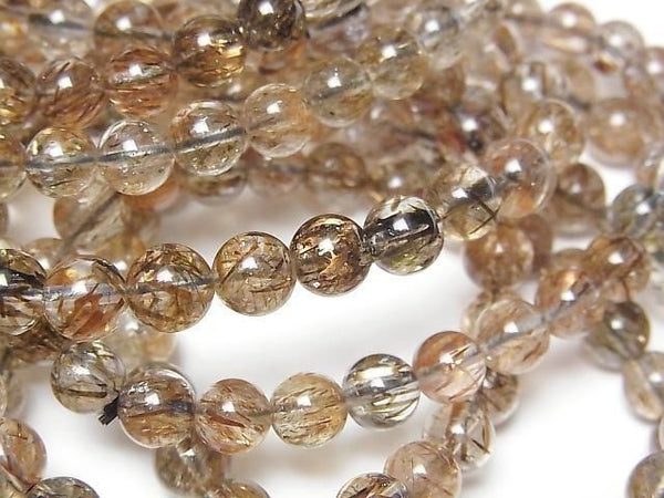 [Video] Mica in Quartz AAA- Round 6mm Bracelet