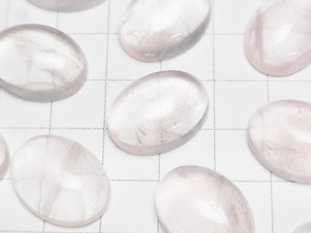 [Video] Star Rose Quartz AA++ Oval Cabochon 20x15mm 2pcs