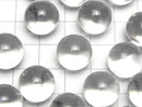[Video] Crystal (Smelted Quartz) AAA Sphere, Round 14mm 10pcs