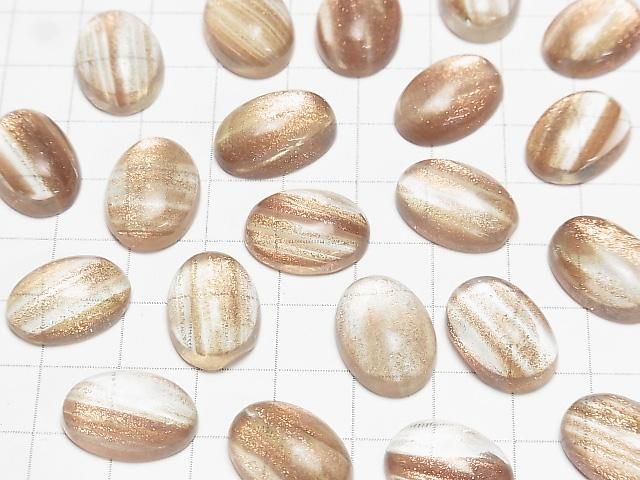[Video] Bronze Shine Crystal Oval Cabochon 18x13mm 3pcs