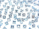 [Video]High Quality Sky Blue Topaz AAA Loose stone Square Faceted 3x3mm 10pcs