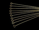 Silver925  Eye Pin [0.5x20][0.5x25][0.5x30][0.5x40] 18KGP 10pcs