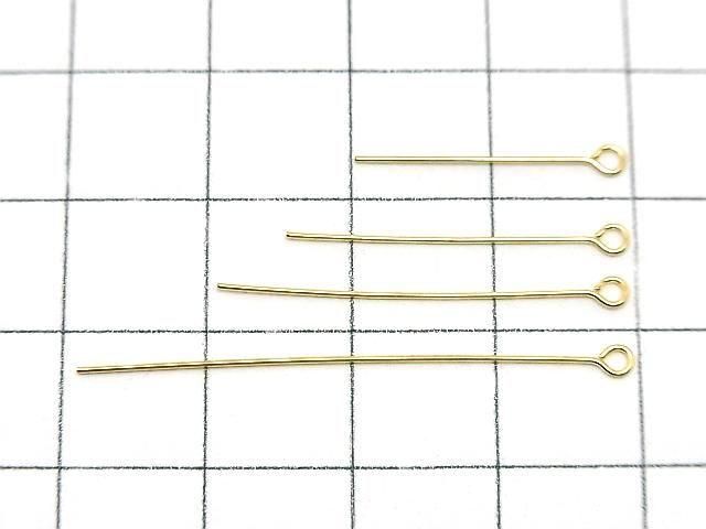 Silver925  Eye Pin [0.5x20][0.5x25][0.5x30][0.5x40] 18KGP 10pcs