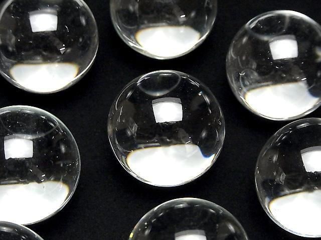 [Video] Crystal (Smelted Quartz) AAA Sphere, Round 29mm 5pcs