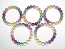 [Video] Multicolor Fluorite AAA Round 10mm Color Gradation Bracelet
