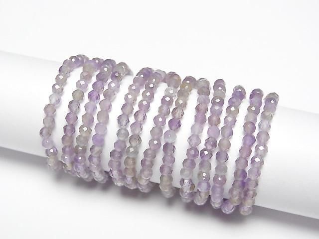 [Video] High Quality! Mixed Amethyst Faceted Round 2mm 3pcs (Ring)