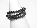 [Video]High Quality! Black Spinel Faceted Round 2mm 3pcs (Ring)