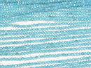 [Video]High Quality! Cubic Zirconia AAA Faceted Round 2mm [Turquoise Blue] 1strand beads (aprx.14inch/35cm)
