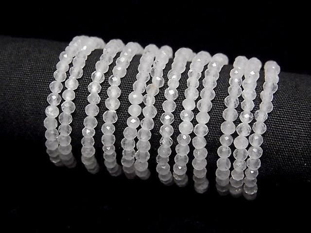 [Video]High Quality! Crystal Faceted Round 2mm 3pcs (Ring)