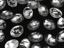 [Video] Doublet Crystal AAA Oval Rose Cut 14x10mm Silver 2pcs