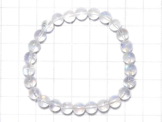 [Video][One of a kind] High Quality Andesine Labradorite AAAA Round 7mm Bracelet NO.118