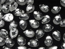 [Video] Doublet Crystal AAA Pear Shape Rose Cut 14x10mm Silver 2pcs