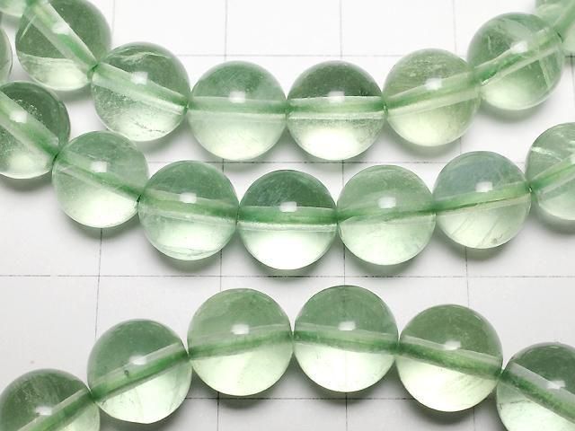 [Video] Green Fluorite AAA- Round 8mm Bracelet
